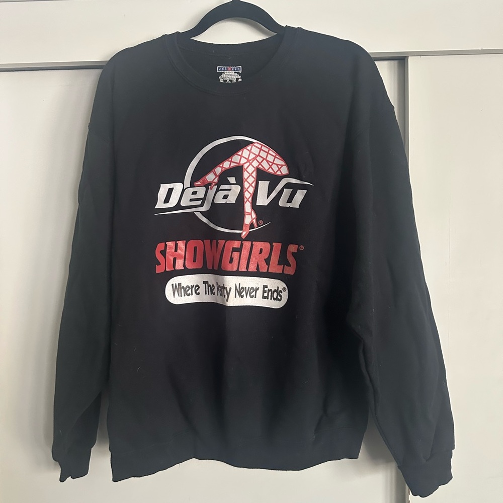 Black Deja Vu Showgirls Sweatshirt